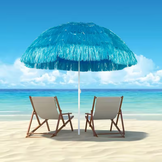Stevige Parasol XL - 8 Metalen Spaken - Waterafstotend - 160 cm