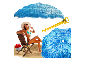 Tropische Design Parasol - Hawaiiaans Blauw - UV-werend - 180 cm