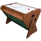 3-in-1 Familie Speeltafel Deluxe - Tafelvoetbal, Airhockey en Biljart - Compleet Pakket