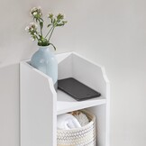 Compacte Badkamer Opbergkast - Basic Wit - Zelfmontage