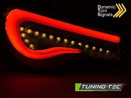 LED Bar Achterlichten geschikt voor Toyota GT86 | Dynamisch Knipperlicht | Carbon Look