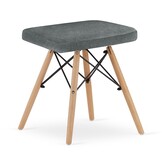 Ruimtebesparende Design Krukken - Grijze Stof - 2-delige Set