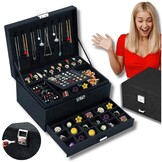 Verstelbare Sieraden Organizer - Zwart - Afsluitbaar Design