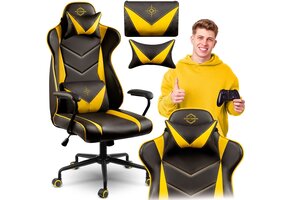 Premium Gaming Bureaustoel Blitzcrank - Luxe Eco-Leder - Racing Design