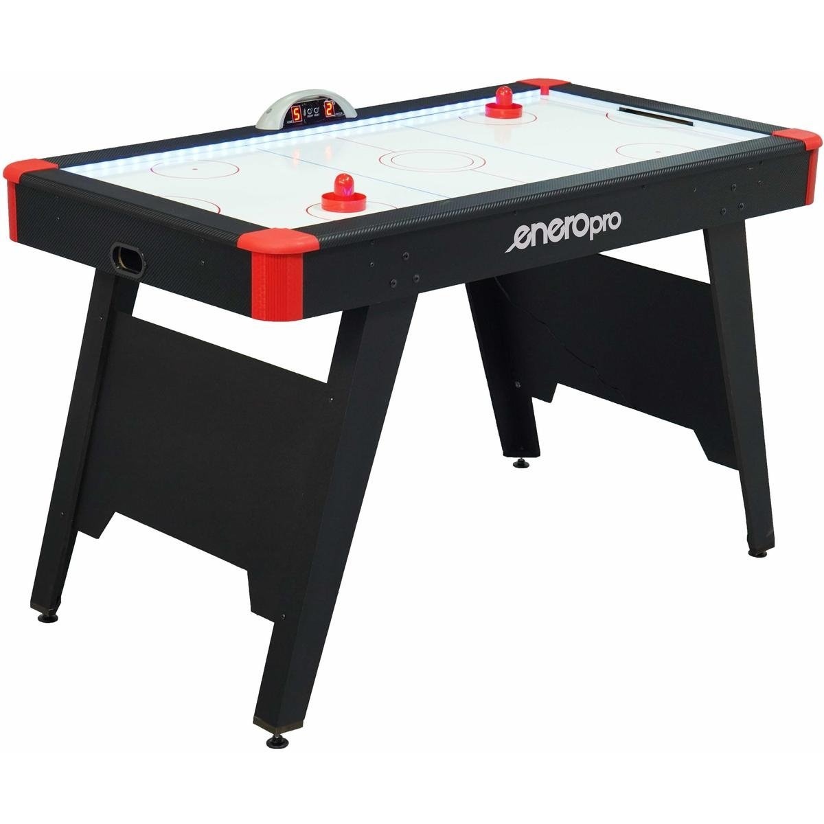 Complete Airhockey Speeltafel met Verlichting - Elektronische Score - Thuisarcade