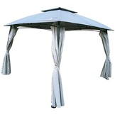 Luxe Tuinpaviljoen 3x3m - Permanente Overkapping met UV-Bescherming