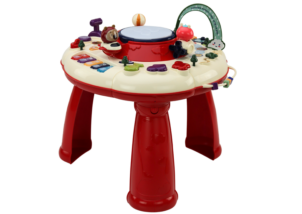 Speeltafel - dierenmotief - 41x39x42 cm - flexibel gebruik