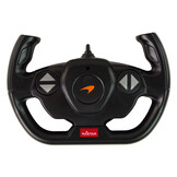 Bestuurbare auto - raceauto - oranje - 47x11x16 cm - rubberen wielen