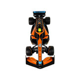 Bestuurbare auto - raceauto - oranje - 47x11x16 cm - rubberen wielen