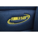 Comfort Autostoel - Verstelbare Rugleuning - 76-150 cm - Wasbare Hoes - Blauw