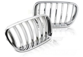Zelf Monteerbare Chromen Frontgrille BMW X3 F25 (2010-2014)