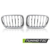 Zelf Monteerbare Chromen Frontgrille geschikt voor BMW X3 F25 (2010-2014)