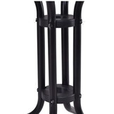 Compacte Balkontafel Rond 60cm - Glas/Metaal - 4 Persoons