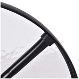 Compacte Balkontafel Rond 60cm - Glas/Metaal - 4 Persoons