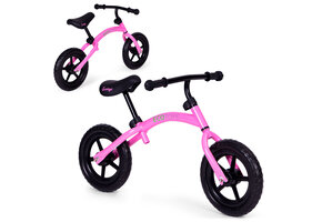 Veilige Kinder Loopfiets - Verstelbaar - Roze - Voor Peuters 3+ Jaar