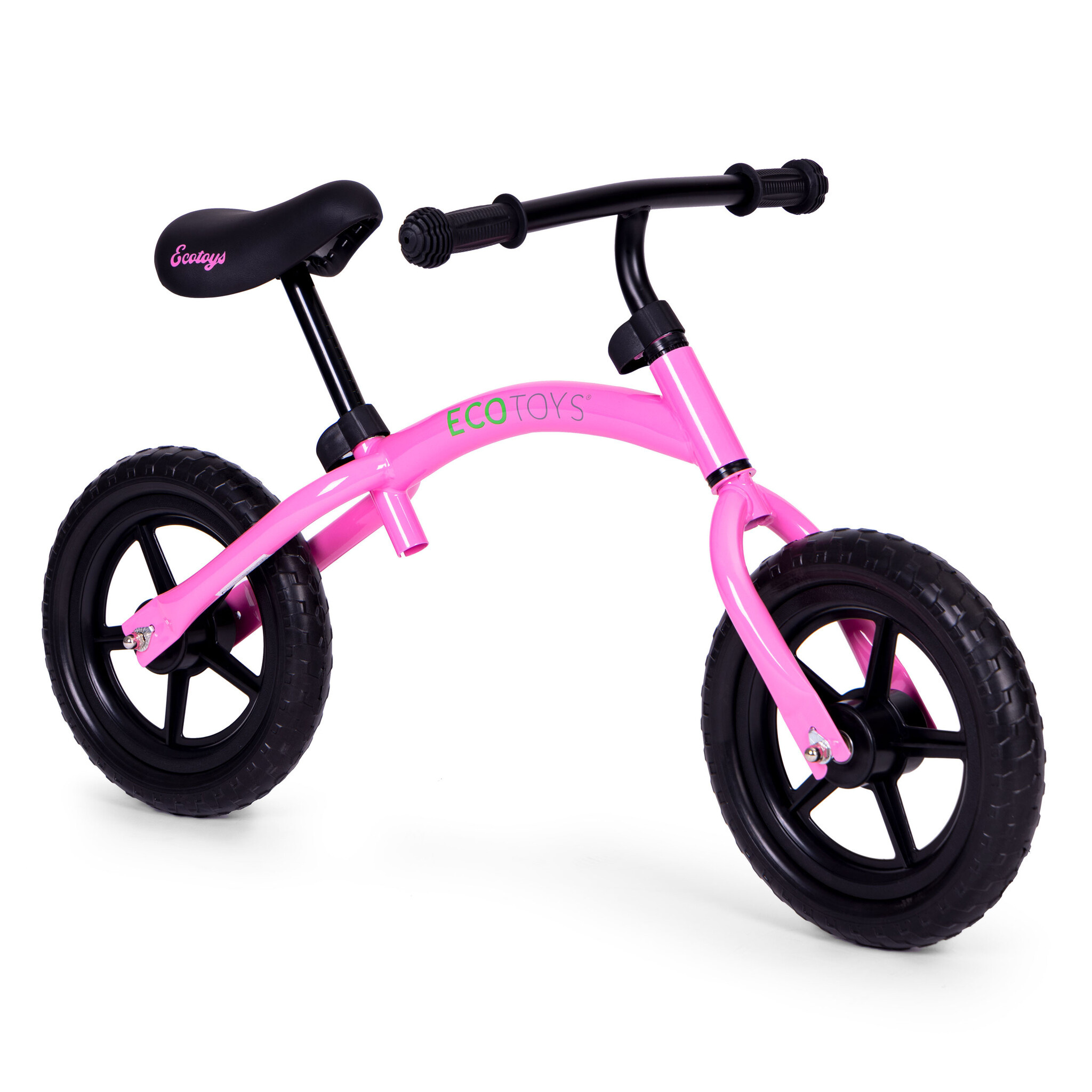Veilige Kinder Loopfiets - Verstelbaar - Roze - Voor Peuters 3+ Jaar