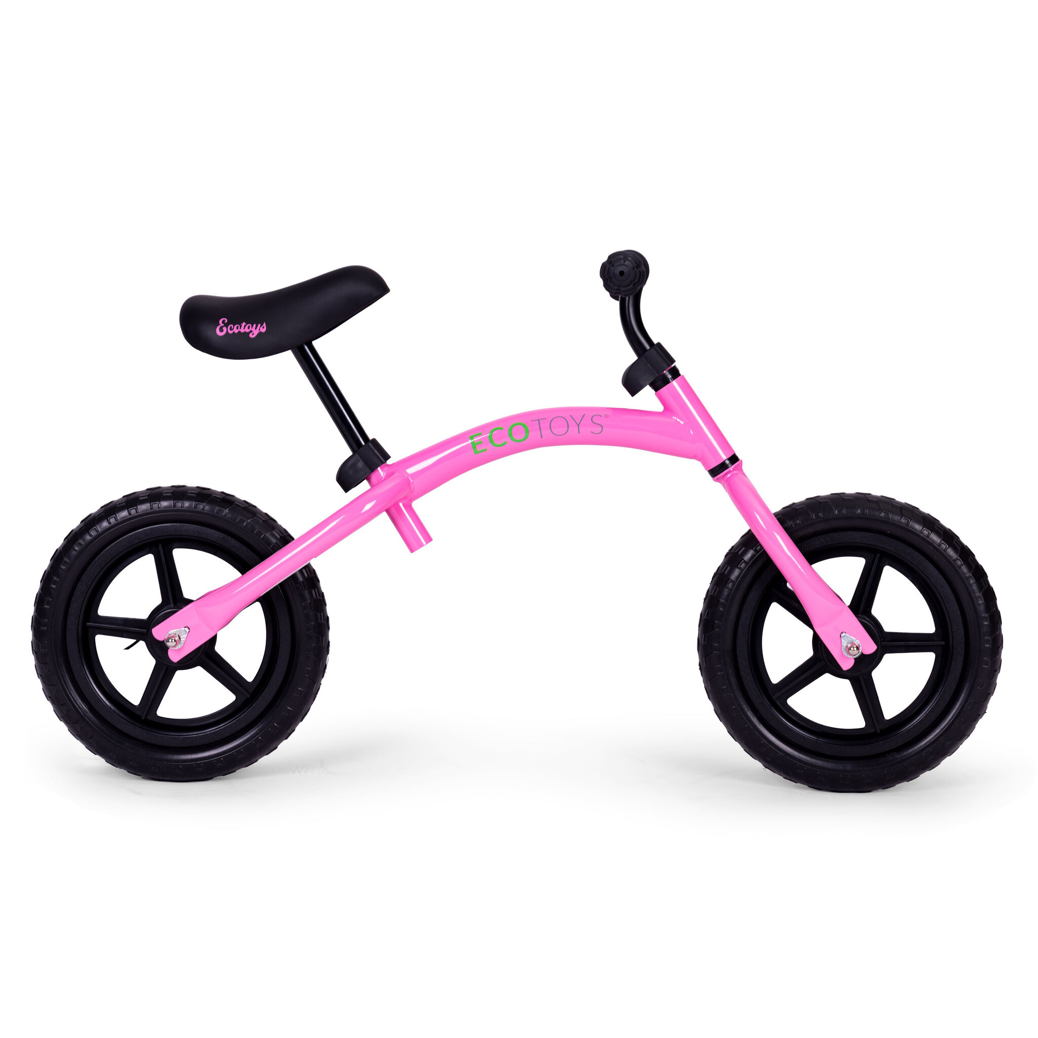 Veilige Kinder Loopfiets - Verstelbaar - Roze - Voor Peuters 3+ Jaar