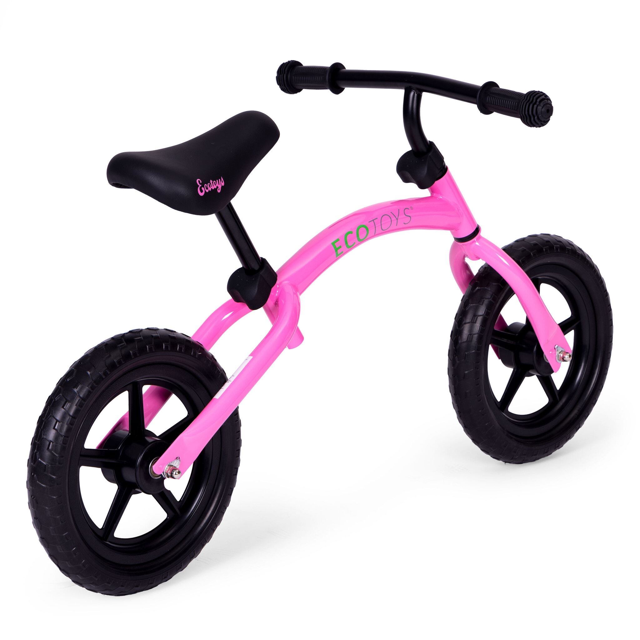 Veilige Kinder Loopfiets - Verstelbaar - Roze - Voor Peuters 3+ Jaar