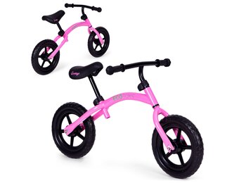 Roze Peuter Loopfiets - Stijlvol Design - Lichtgewicht Stalen Frame