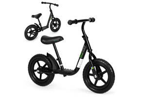 Veilige Kinder Loopfiets met Antislip - Zwart - Voor Peuters vanaf 3 jaar