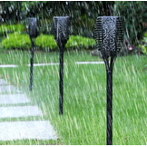 Duurzame Solar Tuinfakkel met Automatische Schemersensor - 53cm