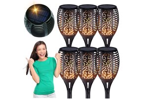 Onderhoudsvrije Solar Tuinfakkel - Waterdicht IP65 - 53cm