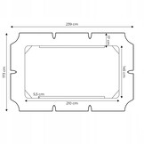 Zelf-montage Schommelkap 210x145 - Universeel Passend met UV-Bescherming