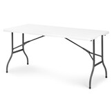 Waterdichte Tuintafel - 153x70cm - Weerbestendig HDPE - Opvouwbaar