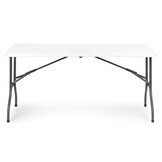 Waterdichte Tuintafel - 153x70cm - Weerbestendig HDPE - Opvouwbaar