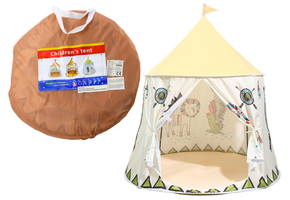 CE-Gecertificeerde Tipi Kindertent - Duurzame Speeltent 123 cm