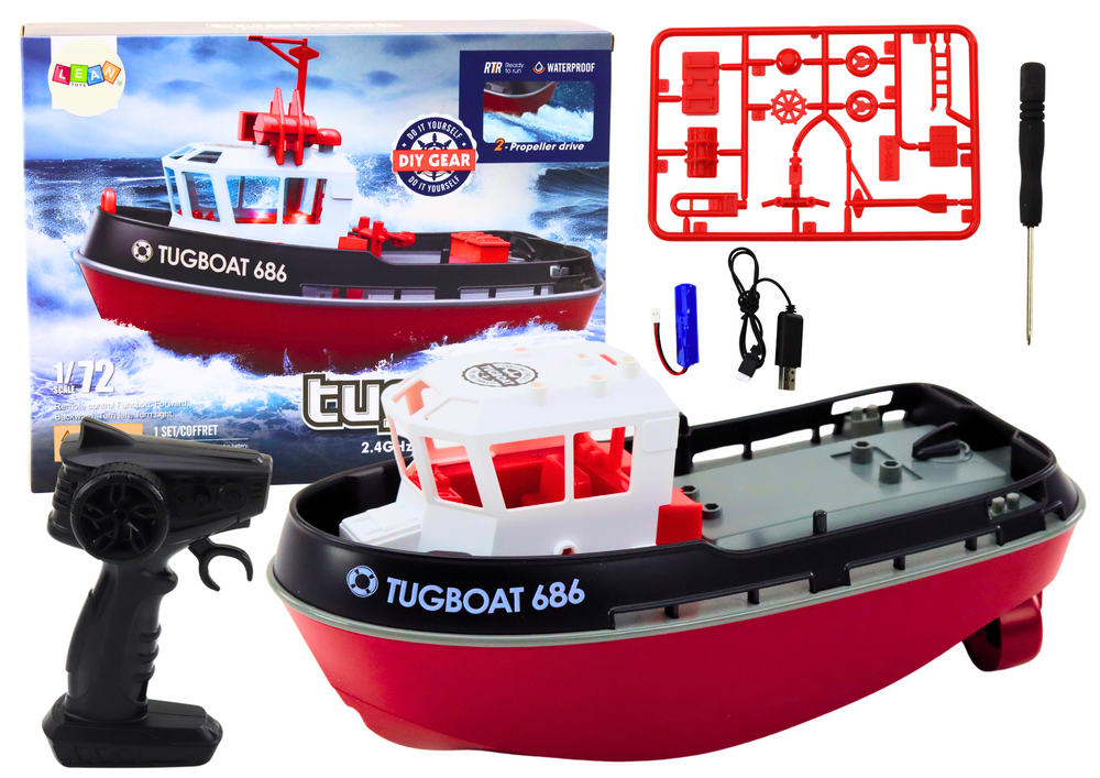 Radiografisch Bestuurbare Boot voor Zomerplezier - Compact & Compleet