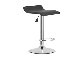 Duurzame Eco-leren Barkrukken - Zwart - Set van 2 stuks