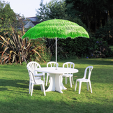 Multifunctionele UV-parasol - Strand, Tuin & Camping - Met Grondanker