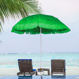 Multifunctionele UV-parasol - Strand, Tuin & Camping - Met Grondanker