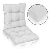 Luxe Loungekussen Grijs | Design Tuinkussen 52x52 cm | Binnen/Buiten