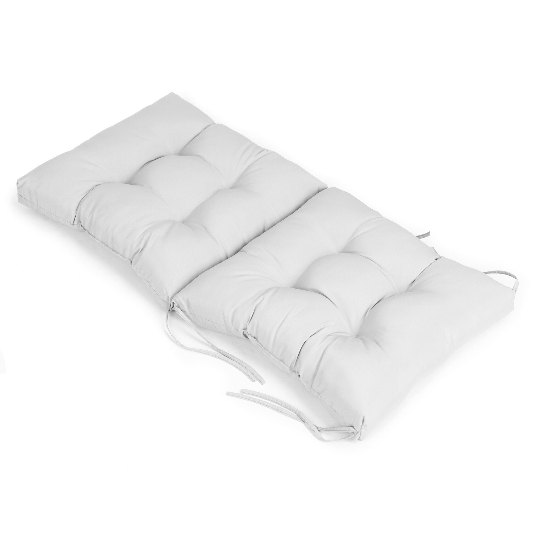 Luxe Loungekussen Grijs | Design Tuinkussen 52x52 cm | Binnen/Buiten