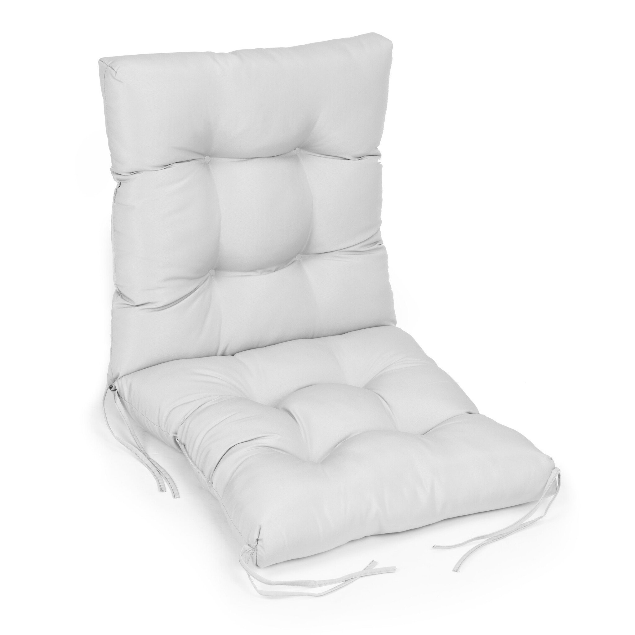 Luxe Loungekussen Grijs | Design Tuinkussen 52x52 cm | Binnen/Buiten