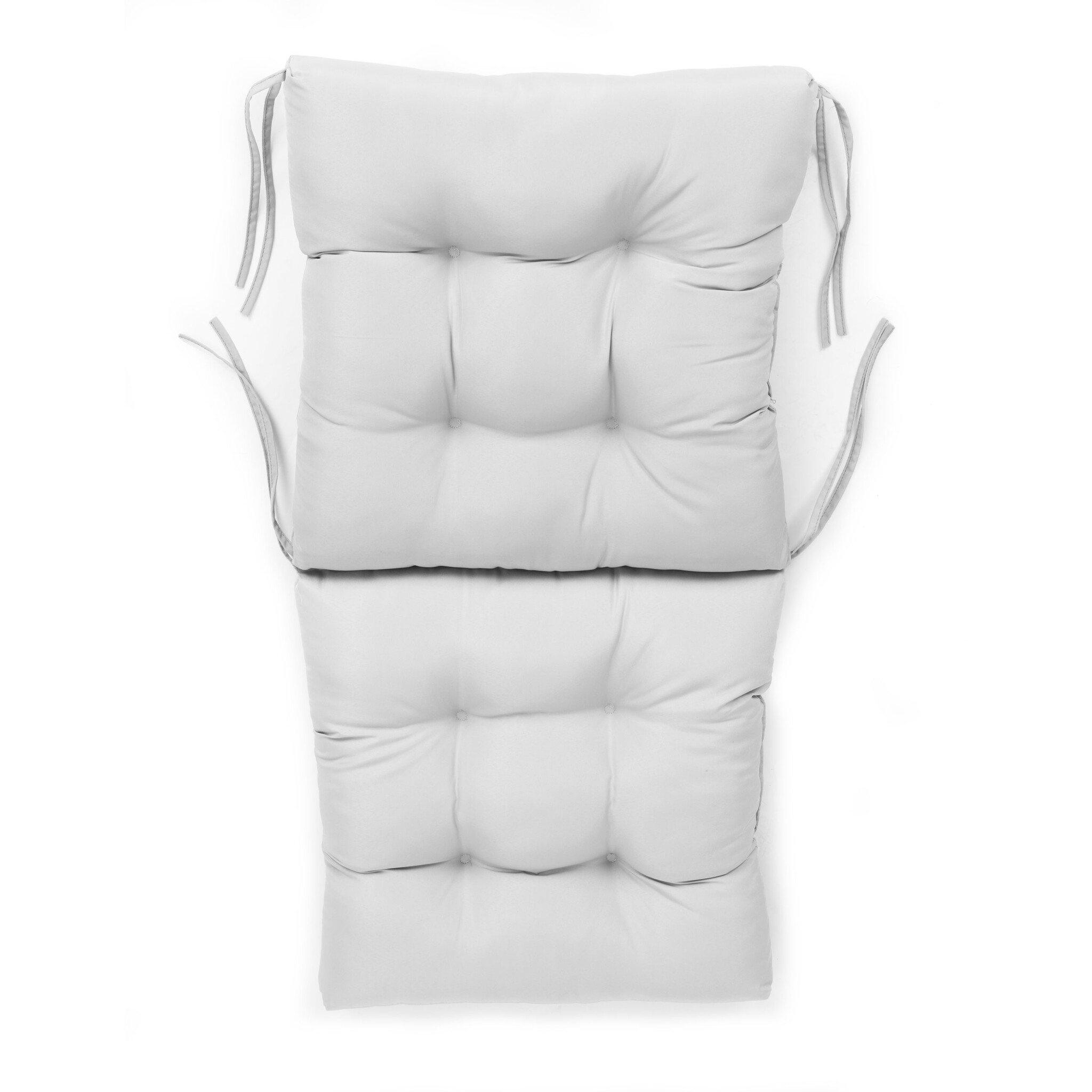 Luxe Loungekussen Grijs | Design Tuinkussen 52x52 cm | Binnen/Buiten