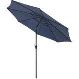 Luxe LED Tuinparasol XXL - Marineblauw - Sfeerverlichting op Zonne-energie