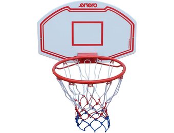Complete Basketbalset voor Thuis - Basketbalbord met Ring en Net - 71x45 cm
