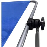 Verrijdbare Luxe Strandstoel met Zonnedak - Lichtgewicht Comfort - Blauw