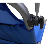 Multifunctionele Strand- en Tuinstoel - Met Wielen en Zonwering - Blauw