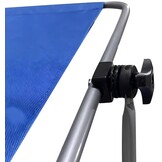 Multifunctionele Strand- en Tuinstoel - Met Wielen en Zonwering - Blauw