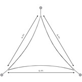 Waterdicht Tuinzeil Driehoek 4x4x4m - UV-bestendig Schaduwdoek Grijs