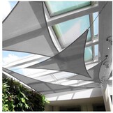 Premium Schaduwdoek 180g/m² - 4x4x4m Grijs - UV-werend Waterdicht