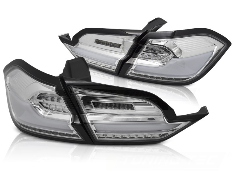 LED Achterlichten Set Ford Fiesta MK8 - Dynamisch Knipperlicht - Chroom Design