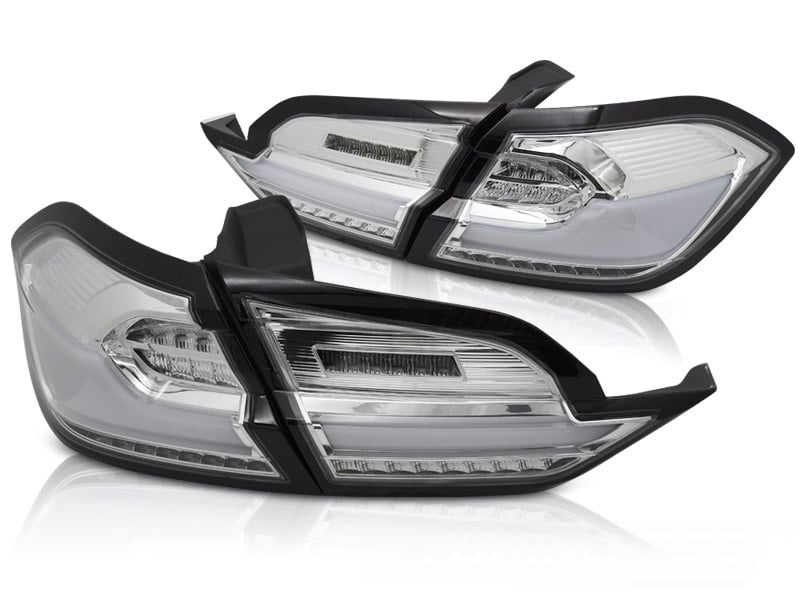 Premium LED Achterlichtset Ford Fiesta - Chroom Design - Dynamische Knipperlichten