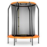Veilige Kindertrampoline 152cm met Beschermnet - Oranje