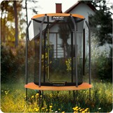 Peutertrampoline met Veiligheidsnet - 152cm - Zonder Ladder