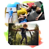 Peutertrampoline met Veiligheidsnet - 152cm - Zonder Ladder